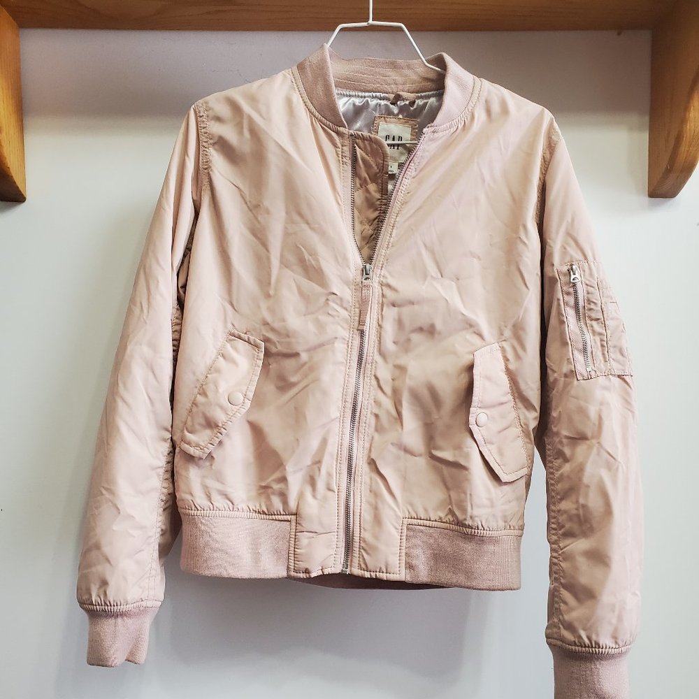 GAP Pink Bomber Jacket Size Small